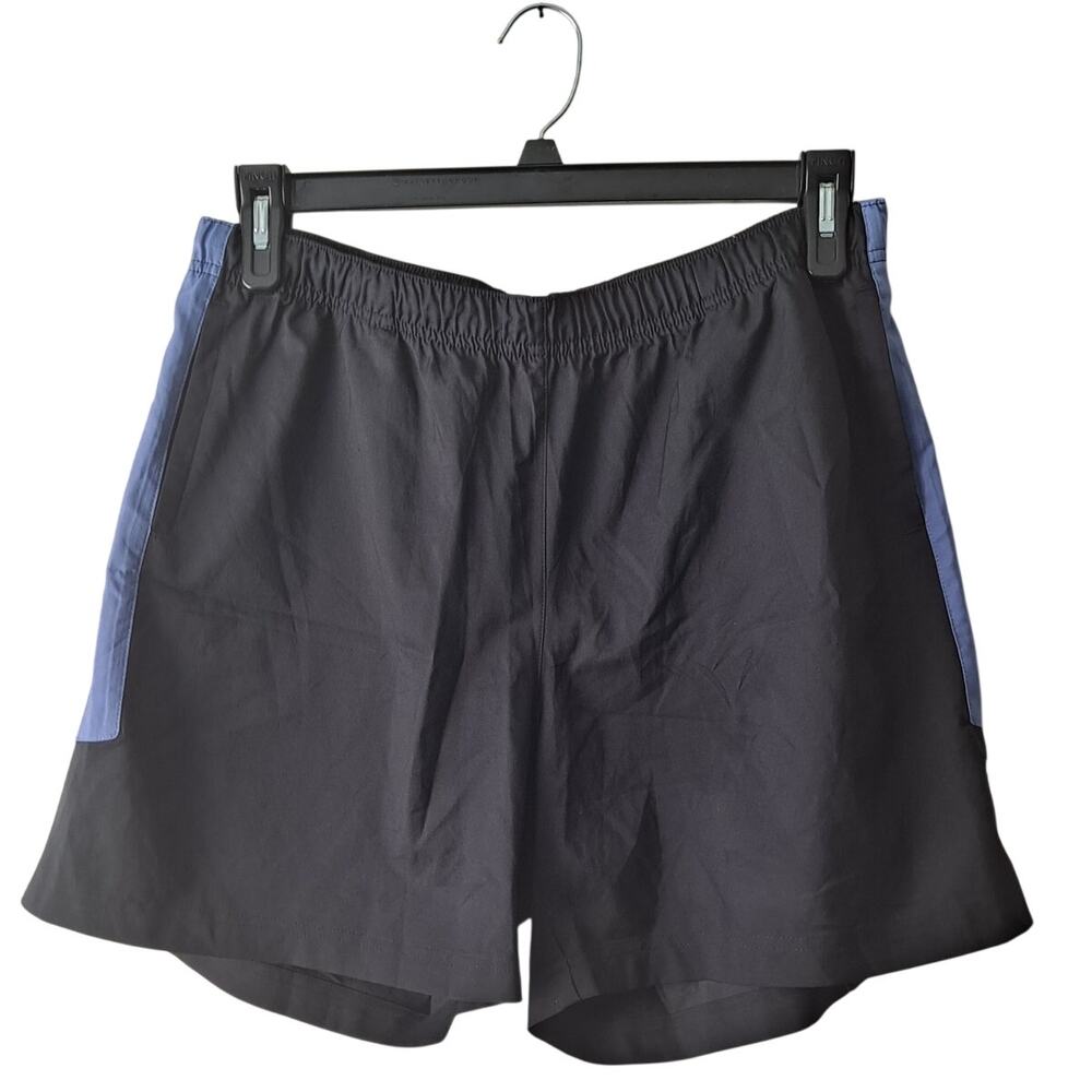 Reebok Mens Work Out Ready Running Shorts Size Large Black Purple Stripe Active